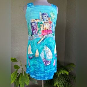 Vintage R.J. Collection by Chelsea Rousso -  Nautical Dress - Sized S/M